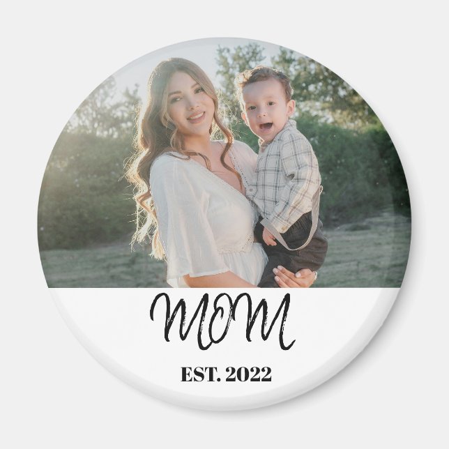 Mama gegründet, Geschenk Magnet  (Vorne)