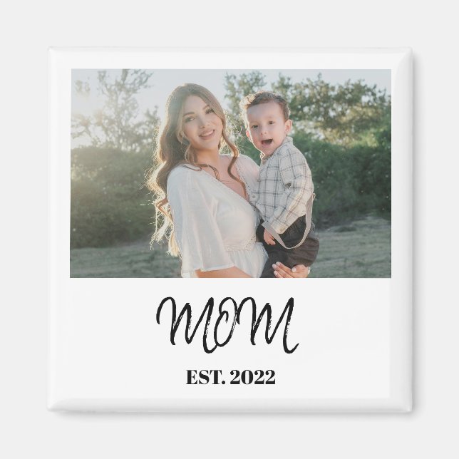 Mama gegründet, Geschenkmagnet  Magnet (Vorne)