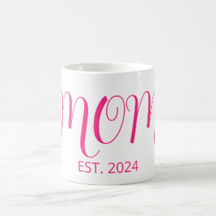 Mama gegründet großes Skript Neues Mama-Geschenk Kaffeetasse