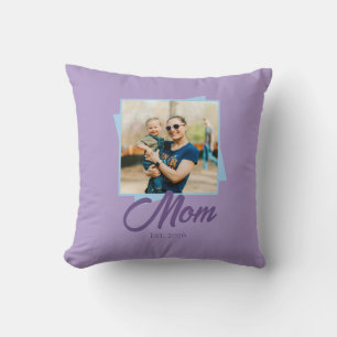 Mama Gegründet Jahr mit Foto Kissen