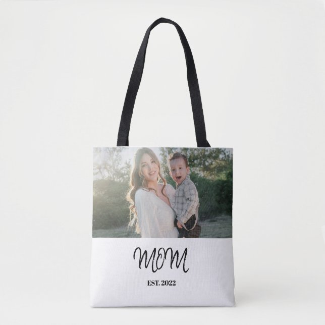 Mama gegründet, Tote Bag mit Foto  (Vorderseite)