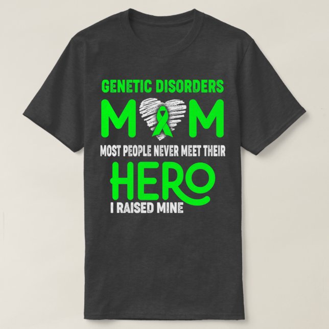 Mama genetischer Erkrankungen Die meisten Menschen T-Shirt (Design vorne)