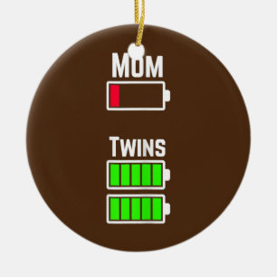 Mama geringe Akkuladung Keramik Ornament