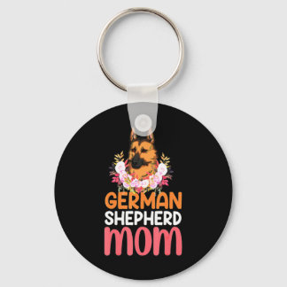 Mama German Shepard Shepherd Dog Schlüsselanhänger