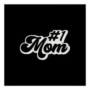 Mama-Geschenke für Frauen Herz Muttertag Mama Poster