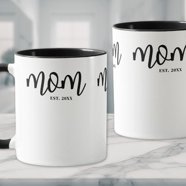 Mama: Geschenke für Junge Mütter Tasse (Mom Established New Mom Gift Mug)
