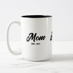 Mama: Geschenke für Junge Mütter Zweifarbige Tasse
