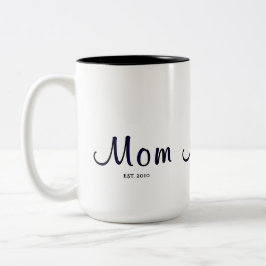 Mama: Geschenke für Junge Mütter Zweifarbige Tasse