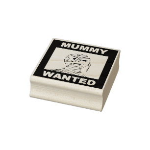 Mama gewollt Plakatbildungs-Briefmarke Gummistempel