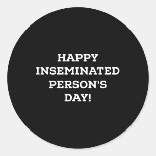 Mama glücklich Insemated Person's Day Mütter Nday Runder Aufkleber