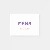 Mama glückliche Mutter Retro Lila Namenstext Vint