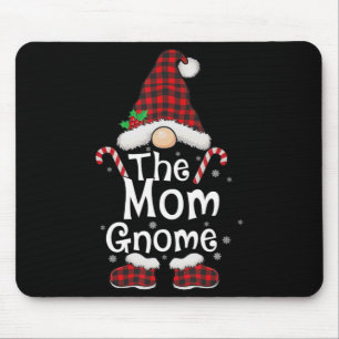 Mama Gnome Buffalo Kariert Matching Familienweihna Mousepad
