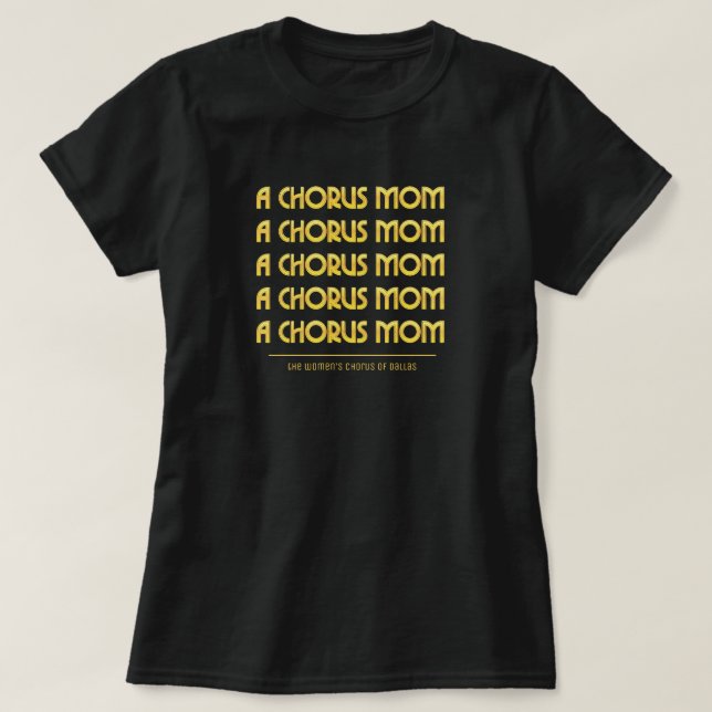Mama Gold A Chorus T-Shirt (Design vorne)