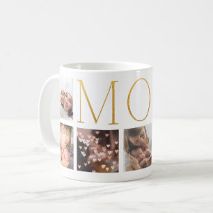MAMA Gold Foil Moderner, eleganter Text Multi 7 Fo Kaffeetasse