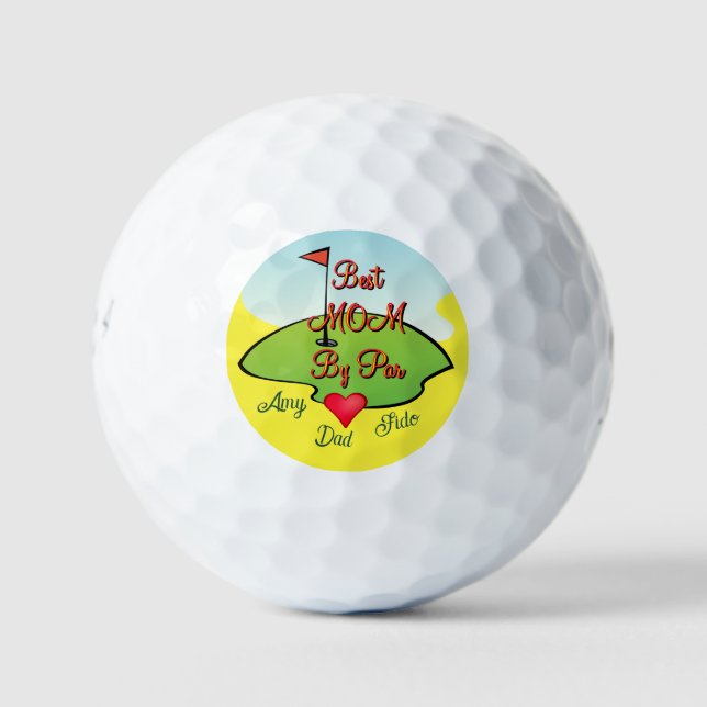Mama Golfer  Golfbälle (Vorderseite)