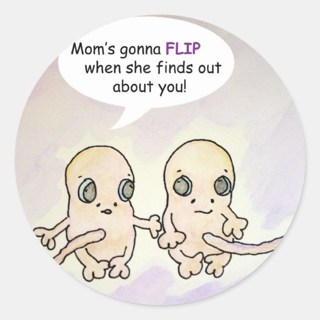 Mama Gonna Drehte zwei Sticker (Vorderseite)