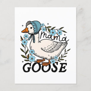 Mama Goose Albern Goose Mütter Day Flyer