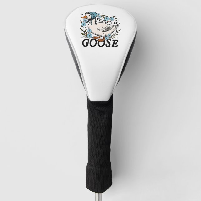 Mama Goose Albern Goose Mütter Day Golf Headcover (Vorderseite)
