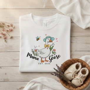Mama Goose Est Süße Weibliche Ästhetik T-Shirt