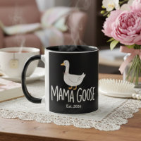 Mama Goose Minimalistisch Süße Gans Mutterschaft