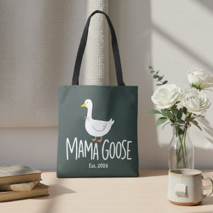 Mama Goose Minimalistische Süße Mama Illustration