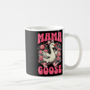 Mama Goose Mütter Day Floral Mama Albern Gänse Mam Kaffeetasse