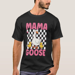 Mama Goose Muttertag Süße Florale Mama Bauernhof E T-Shirt