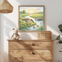 Mama Goose und die Gössel-Kinder-Krippe Poster