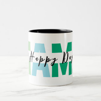 MAMA Gradient Mother’s Day Mug – Happy Day Zweifarbige Tasse
