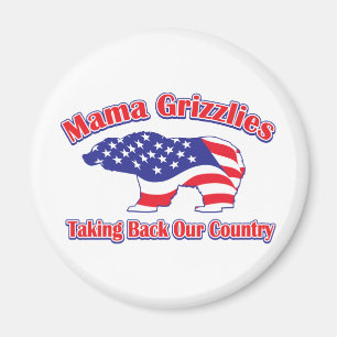 Mama Grizzlies Magnet