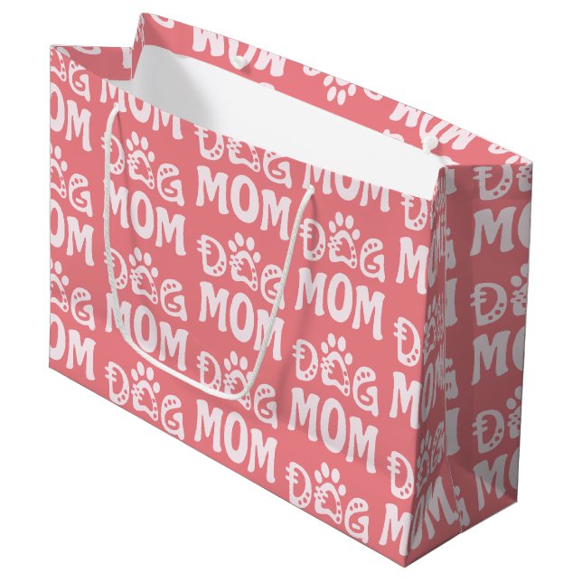 Mama Große Geschenktüte (Vorderseite Schrägansicht)