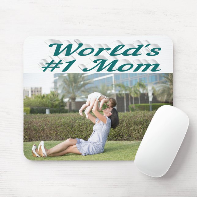 Mama-Grün-Foto Mousepad (Mit Mouse)