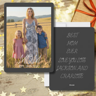 Mama gründete den Muttertag Foto  Feiertagskarte