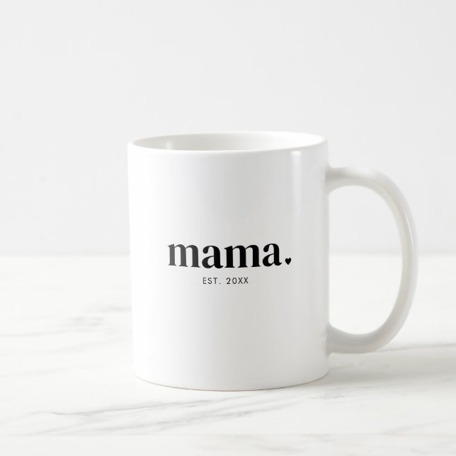 Mama Gründungsjahr Kaffeetasse (Rechts)