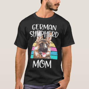 Mama Gsd Breed Dog Retro T-Shirt