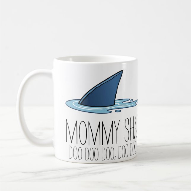 Mama-Haifisch-Tasse Kaffeetasse (Links)