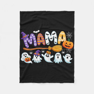 Mama Halloween Boo Ghost Horror Kostüm Funny Part Fleecedecke