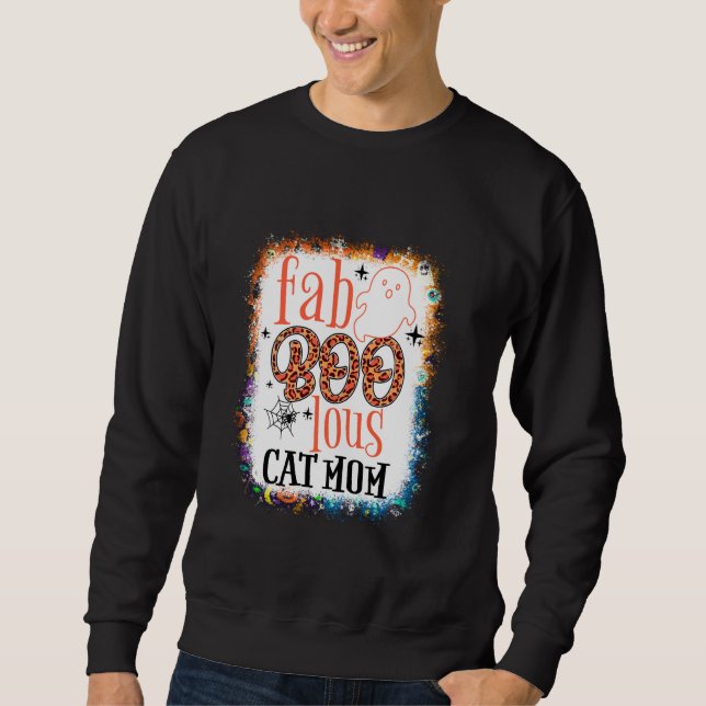 Mama Halloween Costume Cat Sweatshirt (Vorderseite)