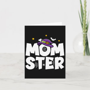 Mama Halloween Costume - Halloween Mama - Momster Karte