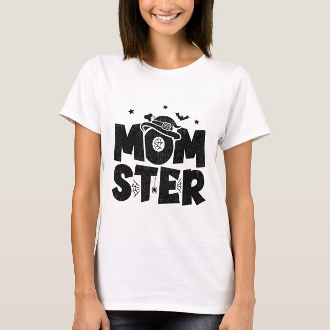 Mama Halloween Costume - Halloween Mama - Momster  T-Shirt (Vorderseite)