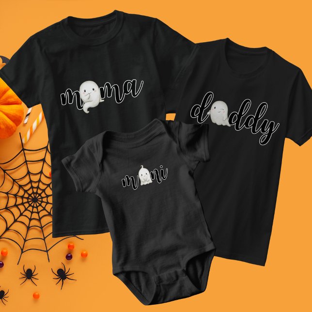 Mama Halloween Ghost Matching T-Shirt (Von Creator hochgeladen)