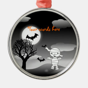 Mama-Halloween-Verzierung Silbernes Ornament