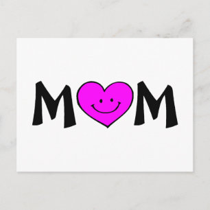 Mama Happy Face Postkarte