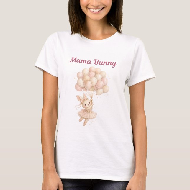 Mama-Hasen-Shirt T-Shirt (Vorderseite)