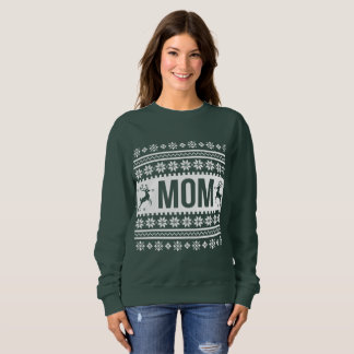 Mama-hässliche Weihnachtsstrickjacke Sweatshirt