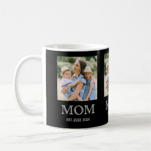 Mama hat 3 Foto Schwarze Kaffeetasse eingerichtet