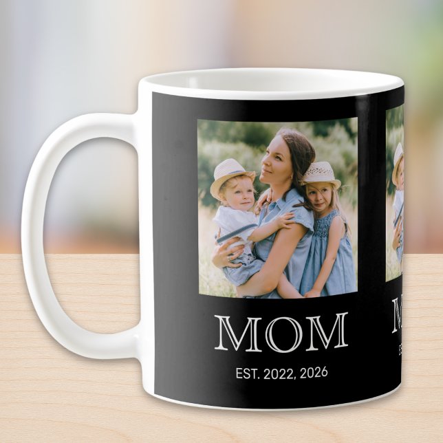 Mama hat 3 Foto Schwarze Kaffeetasse eingerichtet (Von Creator hochgeladen)