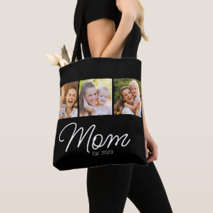Mama hat 3 Fotos Schrift Schwarz