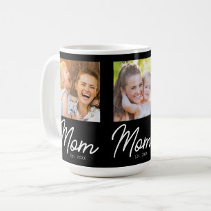 Mama hat 3 Fotos Schrift Schwarz Kaffeetasse