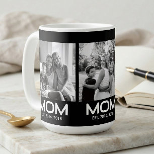 Mama hat Bold Black 3 Foto eingerichtet  Kaffeetasse